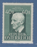Österreich 1949 Sondermarke 125. Geburtstag Von Anton Bruckner Mi.-Nr. 941 - Nuevos