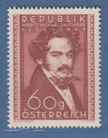 Österreich 1950 Sondermarke 160. Geburtstag Von Moritz Daffinger Mi.-Nr. 948 - Neufs