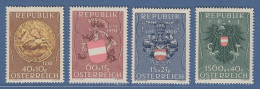 Österreich 1949 Sondermarken Siegel Und Wappen Mi.-Nr. 937-940 - Neufs