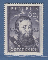 Österreich 1950 Sondermarke 140. Todestag Von Andreas Hofer Mi.-Nr. 949 - Neufs