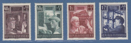 Österreich 1951 Sondermarken Wiederaufbau Satz 4 Werte Mi.-Nr. 960-963 - Nuevos