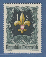 Österreich 1951 Sondermarke Weltpfadfindertreffen Mi.-Nr. 966 - Nuevos
