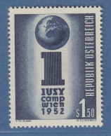 Österreich 1952 Sondermarke Großlager Der IUSY In Wien Mi.-Nr. 974 - Unused Stamps