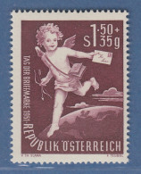 Österreich 1952 Sondermarke Tag Der Briefmarke Amor Mit Brief Mi.-Nr. 972 - Ongebruikt