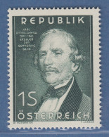 Österreich 1952 Sondermarke 150. Geburtstag Von Karl Ritter V. Ghega Mi.-Nr. 971 - Neufs