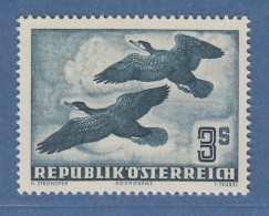 Österreich 1953 Freimarke Vögel 3 Schilling Kormorane Mi.-Nr. 985 - Neufs