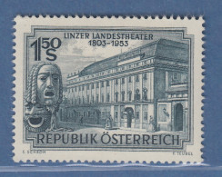 Österreich 1953 Sondermarke 150 Jahre Linzer Landestheater Mi.-Nr. 988 - Unused Stamps