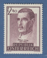 Österreich 1957 Sondermarke 100. Geburtstag Julius Wagner-Jauregg Mi.-Nr. 1032 - Ungebraucht