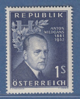 Österreich 1957 Sondermarke 25. Todestag Von Anton Wildgans Mi.-Nr. 1033 - Neufs