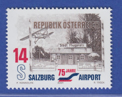 Österreich 2001 Sondermarke Luftfahrt 75 Jahre Flughafen Salzburg Mi.-Nr. 2340 - Neufs