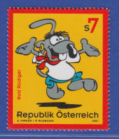 Österreich 2001 Sondermarke Kinderfernsehen Comic Rolf Rüdiger Mi.-Nr. 2341 - Neufs