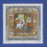 Österreich 2001 Sondermarke Volsbrauchtum Osttiroler Fastentuch Mi.-Nr. 2343 - Neufs