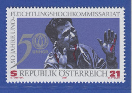 Österreich 2001 Sondermarke 50 Jahre UNHCR Flüchtlingskommissar  Mi.-Nr. 2347 - Neufs