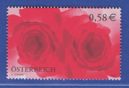 Österreich 2002 Sondermarke Grußmarke Rosen Mi.-Nr. 2373 - Neufs