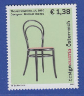 Österreich 2002 Sondermarke Design Austria Thonet Stuhl Nr. 14  Mi.-Nr. 2386 - Neufs