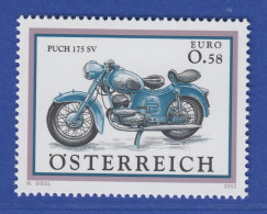 Österreich 2002 Sondermarke Motorräder Puch 175 SV  Mi.-Nr. 2398 - Neufs