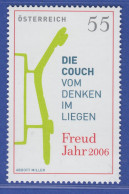 Österreich 2006 Sondermarke Die Couch Vom Denken Im Liegen S.Freud  Mi.-Nr. 2578 - Neufs