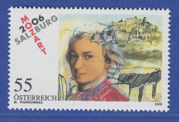 Österreich 2006 Sondermarke Musik Mozartstadt Salzburg Komponist  Mi.-Nr. 2603 - Unused Stamps