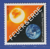 Österreich 2007 Sondermarke Landesausstellung Feuer & Erde  Mi.-Nr. 2635 - Unused Stamps