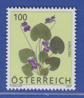 Österreich 2007 Freimarke Blumen Duftveilchen  Mi.-Nr. 2652 - Unused Stamps