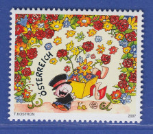 Österreich 2007 Freimarke Für Glückwunschbriefe Comicfiguren Mi.-Nr. 2647 - Unused Stamps