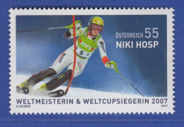 Österreich 2007 Sondermarke Skirennläuferin Niki Hosp  Mi.-Nr. 2687 - Unused Stamps