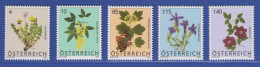 Österreich 2007 Freimarken Blumen 5 Werte 4-10-65-115-140 Mi.-Nr. 2678-82 - Ungebraucht