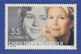 Österreich 2007 Sondermarke Christiane Hörbiger Schauspielerin  Mi.-Nr. 2690 - Nuovi