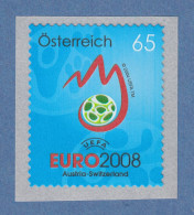 Österreich 2008 Sondermarke Fußball-EM Emblem Mi.-Nr. 2707 - Ungebraucht