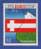 Österreich 2008 Sondermarke Fußball-EM AU Und CH Großglockner  Mi.-Nr. 2726 - Nuovi