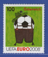 Österreich 2008 Sondermarke Fußball-EM AU Und CH Lederhose  Mi.-Nr. 2727 - Nuovi