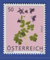 Österreich 2008 Freimarken Blumen 50 Cent Gewöhnliche Akelei  Mi.-Nr. 2759 - Nuevos