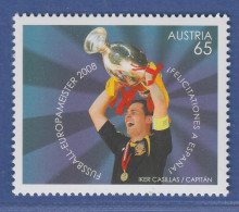Österreich 2008 Sondermarke Europameister Spanien Iker Cassilas  Mi.-Nr. 2778 - Unused Stamps