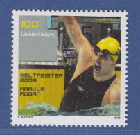 Österreich 2008 Sondermarke Schwimmer Markus Rogan Mi.-Nr. 2776 - Ungebraucht