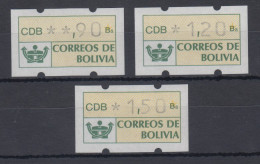 Bolivien / Bolivia ATM Satz 90-120-150 **   - Bolivië