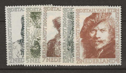 1956 MNH Netherlands, NVPH 671-75 Postfris** - Unused Stamps