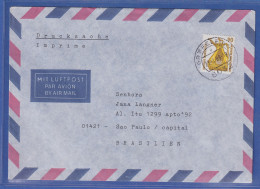 Bundesrepublik SWK 90er Mi-Nr. 1380 EF Auf Lp-Drucksache Nach Brasilien - Cartas & Documentos