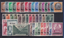 Luxemburg Dt. Besetzung Mi.-Nr. 1-41 Gebiet Komplett Postfrisch ** - Besetzungen 1938-45