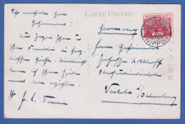 Japan 1937  10 Sen Rot Mi.-Nr. 245 Als EF Auf Ansichtskarte Gel. N. Vechta - Otros & Sin Clasificación