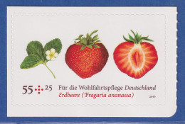 Bund 2010 Wohlfahrt Erdbeere Mit Duft 55 Cent SELBSTKLEBEND MH Mi.-Nr. 2777 ** - Altri & Non Classificati