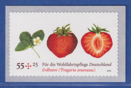 Bund 2010 Wohlfahrt Erdbeere Mit Duft 55 Cent SELBSTKLEBEND Rolle Mi-Nr. 2777 ** - Sonstige & Ohne Zuordnung