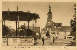MONTOIRE - La Place Du Commerce - Kiosque - Animé - Montoire-sur-le-Loir