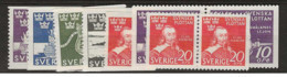 1944 MNH Sweden Mi 306-10  Postfris** - Unused Stamps