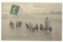 62/ CPA A - Paris Plage - Le Touquet - Nos Jeunes Pecheurs De Crevettes - Le Touquet