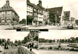 73753987 Aschersleben HO Gaststaette Volkshaus Rosarium Mit Stadtbad Am Rathaus  - Aschersleben