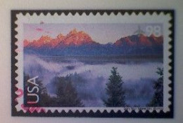 United States, Scott #C147, Used(o), 2009 Air Mail, Grand Tetons, 98¢, Multicolored - Gebruikt