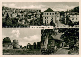 73753975 Sonneberg Thueringen Panorama Spielzeugmuseum Sternwarte Lutherhaus Son - Sonneberg