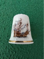 Thimble Ship "Mary Rose" Flagship Of King Henry 8th - Ditali Da Cucito