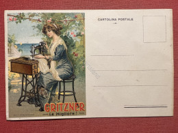Cartolina Pubblicitaria - Gritzner - Valentino Brazzale - Grumolo - 1910 Ca. - Werbepostkarten