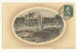 62/ CPA - Saint Omer - Le Canal D'Arques Et L'Ascenseur De Fontinette - Saint Omer